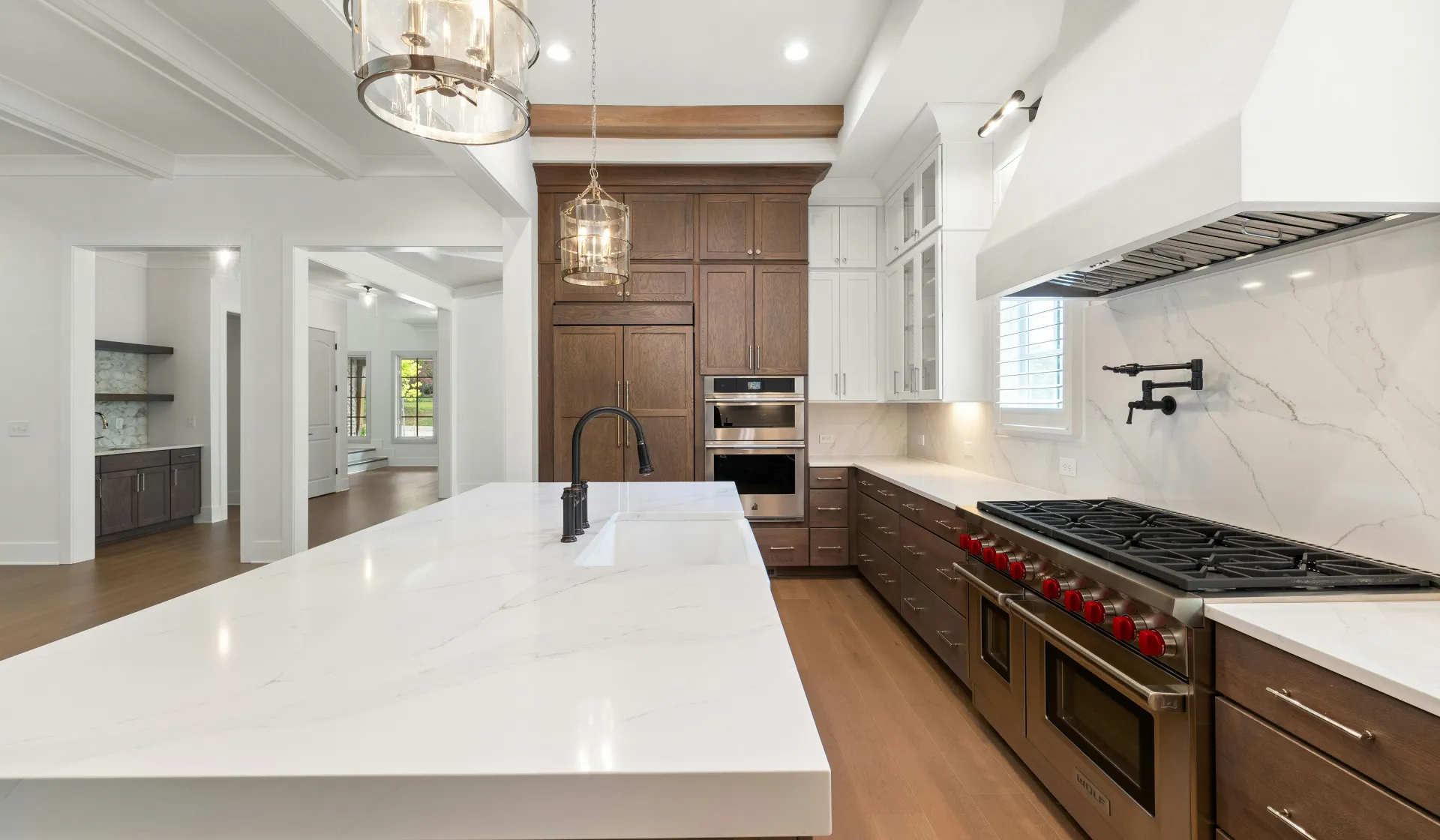 Kitchen remodeling marketing: modern kitchen interior for showroom-ready campaigns